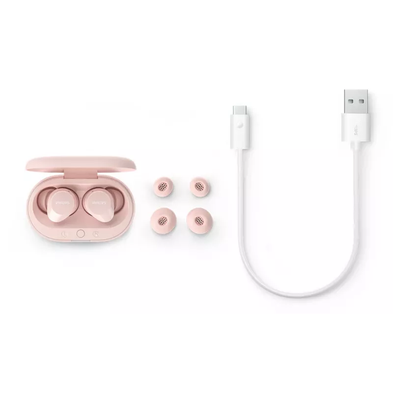 Philips TAT1209PK/00 kuulokkeet/headset True Wireless Stereo (TWS) In-Ear puhelut/musiikki Bluetooth pinkki