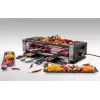 Raclette-grilli Unold Delice Basic 1200 W 8 henkilölle musta ruostumaton teräs