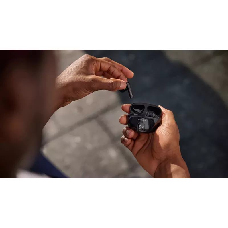 Langaton In-Ear-headset Philips TAT2520BK/00 — Bluetooth, 20–20000 Hz, 10 m kantama, 40 g, musta