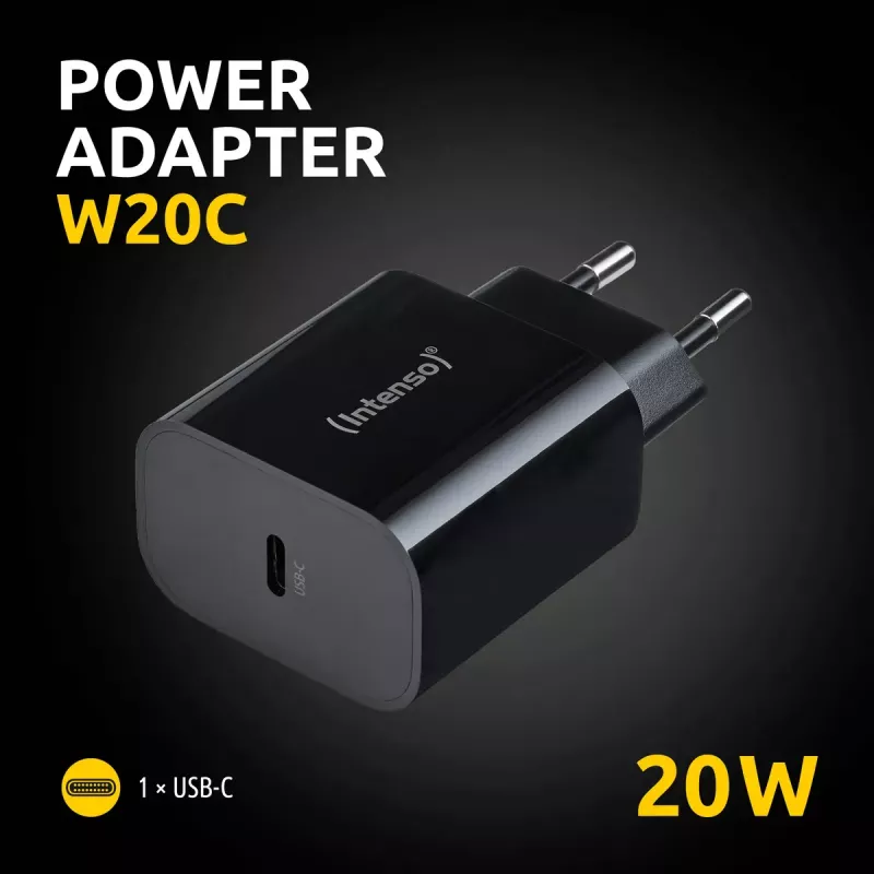 Virtalähde Intenso W20C 20W USB-C musta