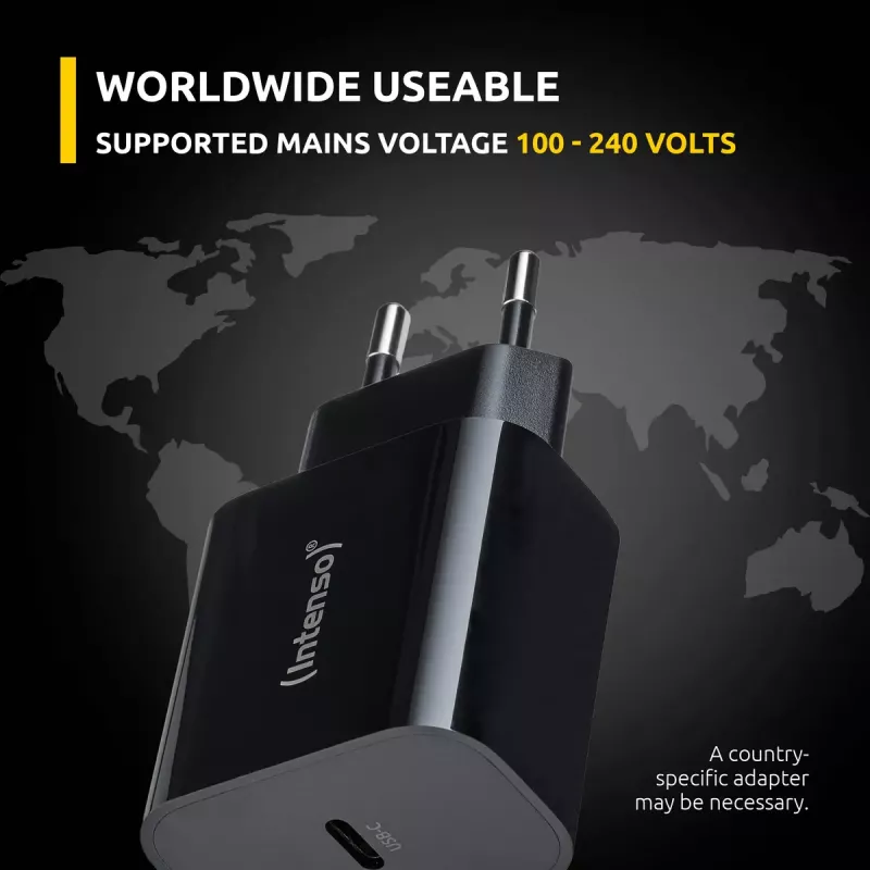 Virtalähde Intenso W20C 20W USB-C musta