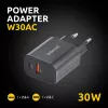 Virtalähde Intenso W30AC 30 W USB-A USB-C musta