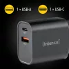 Virtalähde Intenso W30AC 30 W USB-A USB-C musta