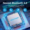 Vention FFLB0 autolaturi FM-lähettimellä, Bluetooth 5.0, 3 USB-porttia (USB-C + 2× USB-A), 30 W PD, 30 W/18 W/5 W, musta