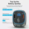 Vention FFLB0 autolaturi FM-lähettimellä, Bluetooth 5.0, 3 USB-porttia (USB-C + 2× USB-A), 30 W PD, 30 W/18 W/5 W, musta