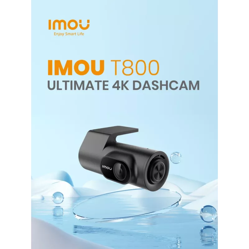 Imou T800 dashcam 4K Ultra HD Wi-Fi DC musta