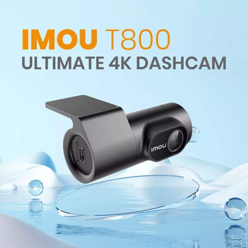 Imou T800 dashcam 4K Ultra HD Wi-Fi DC musta