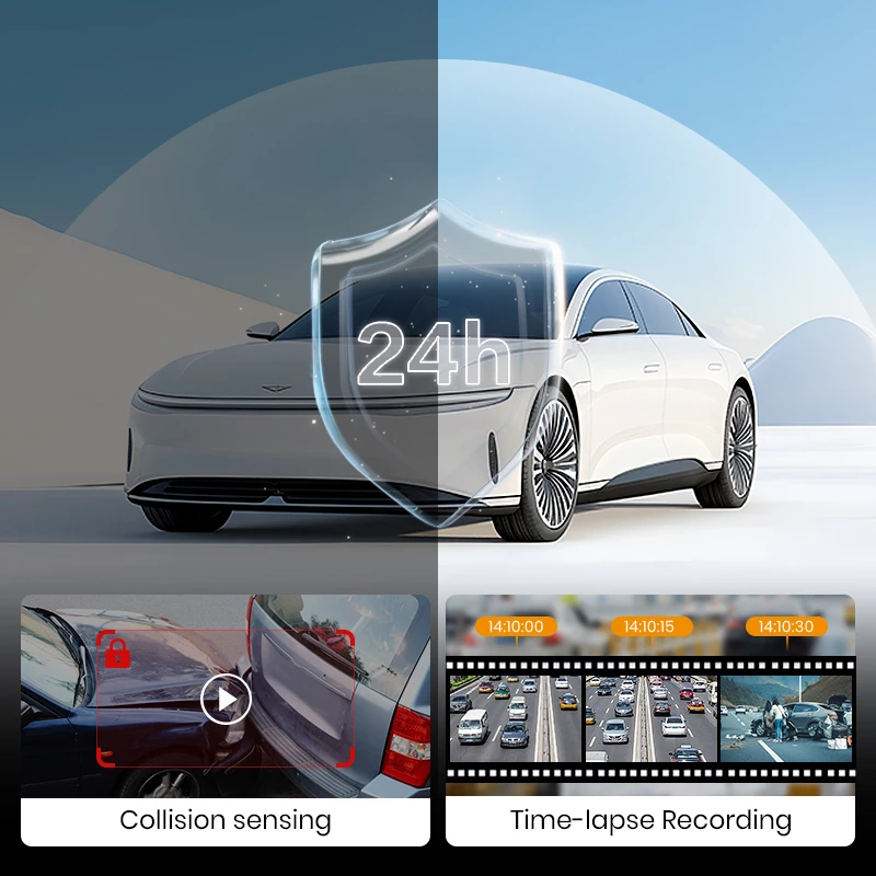 Imou T800 dashcam 4K Ultra HD Wi-Fi DC musta