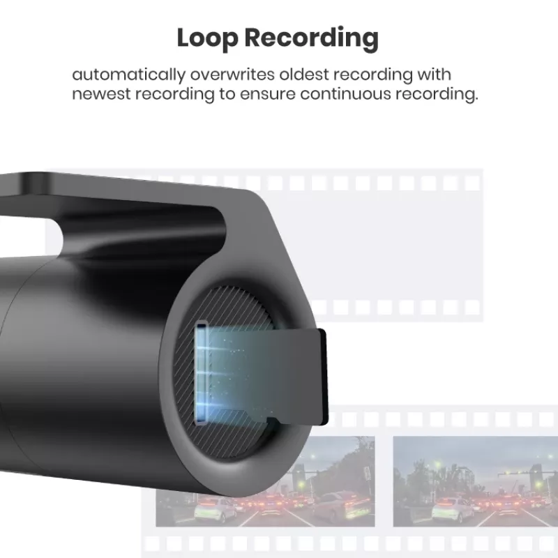 Imou T800 dashcam 4K Ultra HD Wi-Fi DC musta