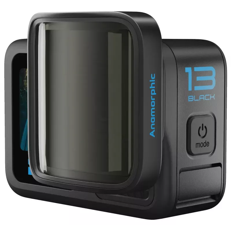 Linssi GoPro HERO13 Anamorphic Lens Mod musta