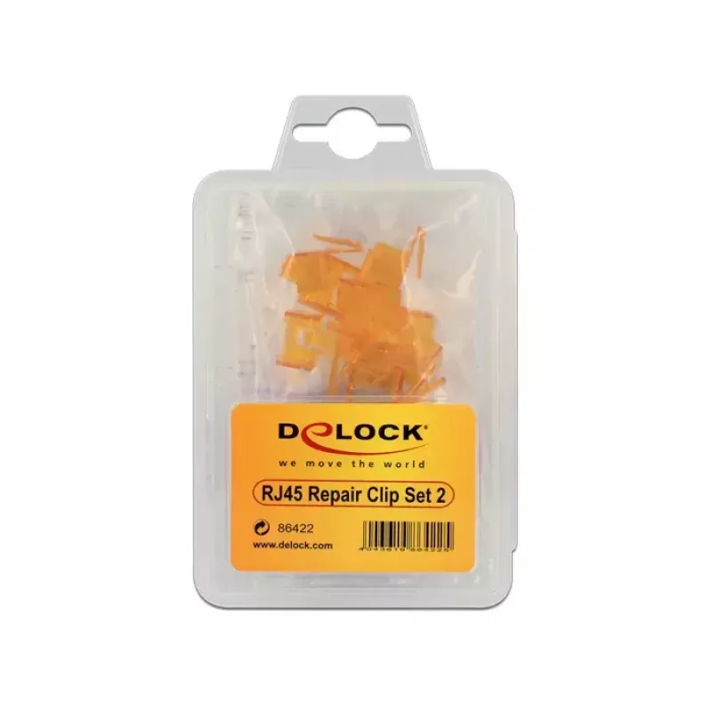 DeLOCK 86422 kaapeliklipsi monivärinen 40 kpl