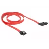 SATA-kaapeli DeLOCK 83970 0,7 m SATA 7-napainen musta punainen