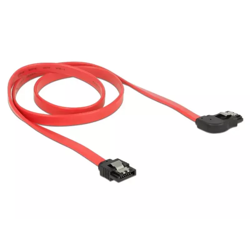 SATA-kaapeli DeLOCK 83970 0,7 m SATA 7-napainen musta punainen