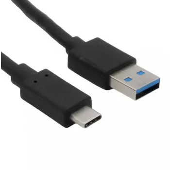 USB-kaapeli Helos 181542 USB 3.2 Gen 2 1 m USB A USB C musta