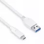 USB-kaapeli PureLink IS2610-010 USB 3.2 Gen 2 1m USB-C USB-A valkoinen