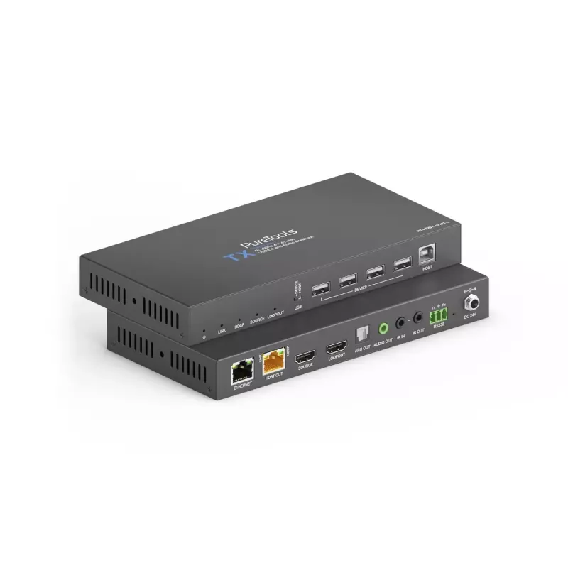 AV-lähetin ja -vastaanotin PureTools PT-HDBT-1010 100 m 18 Gbit/s