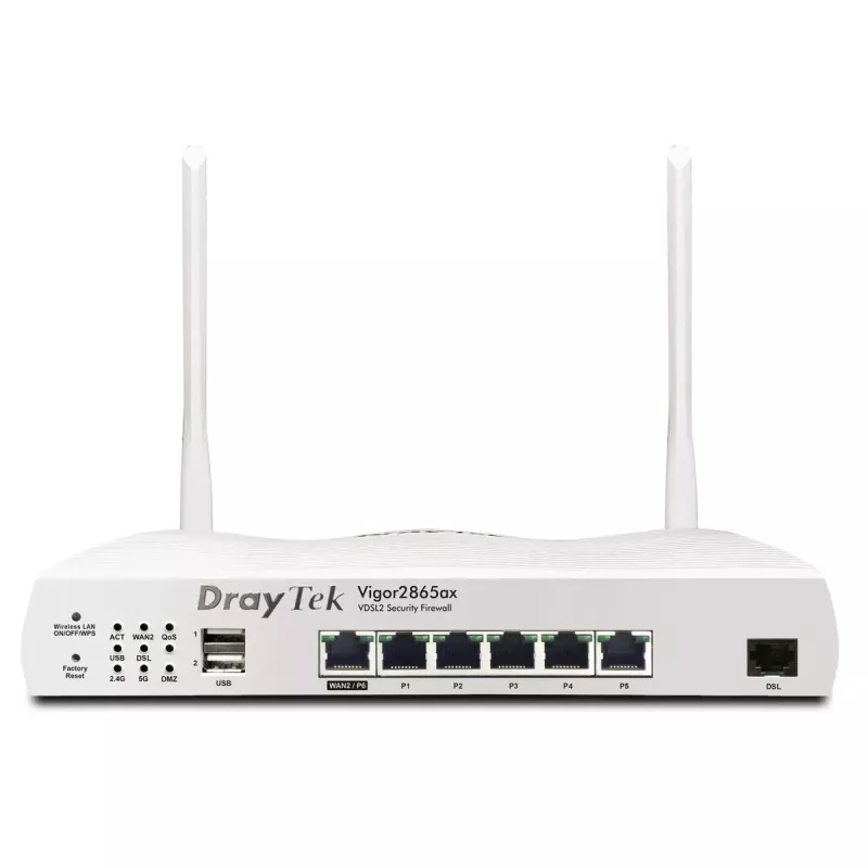 Pöytäreititin DrayTek Vigor 2865ax Dualband Wi-Fi 6