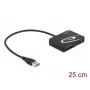 Kortinlukija DeLOCK 91756 musta MicroSD SD MMC USB 5 Mbit/s