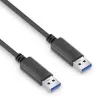 PureLink iSeries IS2401-020 USB-A - USB-A -kaapeli, USB 3.1 Gen 1, 2 m, musta