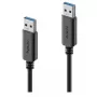 PureLink iSeries IS2401-020 USB-A - USB-A -kaapeli, USB 3.1 Gen 1, 2 m, musta