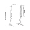 Monitoriteline PureLink PM-TVS-02 musta 165,1 cm 35 kg
