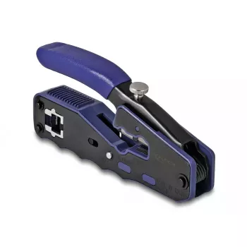 DeLOCK 90577 kaapelipuristin puristustyökalu musta sininen leveys 62 mm pituus 135 mm korkeus 20 mm