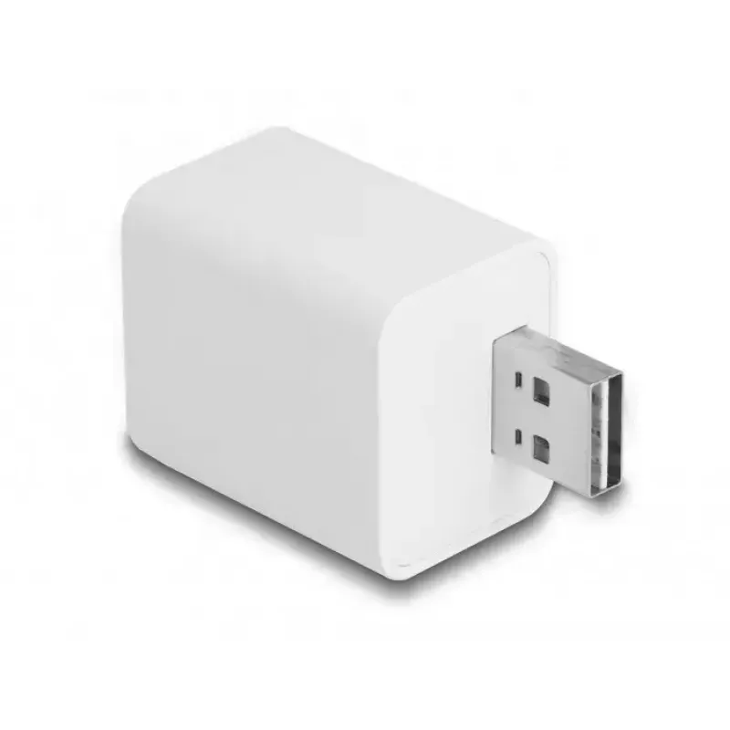 Delock 11828 WLAN EASY-USB älykytkin, MQTT, Tasmota-laiteohjelmisto, sisäkäyttöön, 2 A, valkoinen
