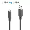 USB-kaapeli PureLink PI6100-020 2m USB 3.2 Gen 2 USB A USB C musta