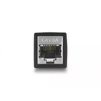 DeLOCK sovitin RJ45-liitin - RJ45-liitin Cat.6A musta