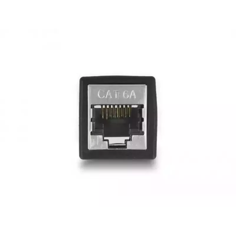 DeLOCK sovitin RJ45-liitin - RJ45-liitin Cat.6A musta