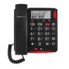 Analoginen puhelin amplicomms BigTel 50 Alarm Plus numeronäyttö tummanharmaa