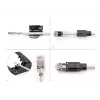 DeLOCK RJ45 modulaariliitinsarja Cat.6A 25 kpl vedonpoisto luotettava taittosuoja