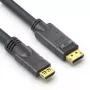 PureLink PI5110-100 videokaapelisovitin 10 m DisplayPort HDMI musta