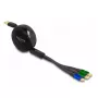 DeLOCK USB 3 in 1 rullattava latauskaapeli Micro USB 2 x USB Type-C 1,13 m