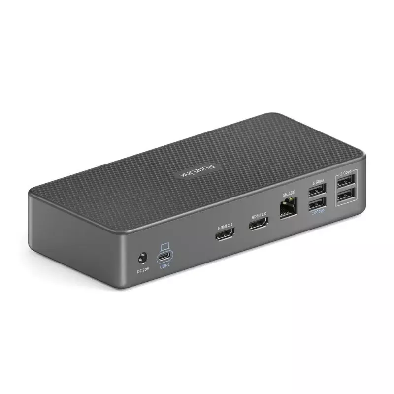 Kannettavan tietokoneen telakka PureLink VL-D200 johdollinen harmaa USB Power Delivery HDMI 2.0