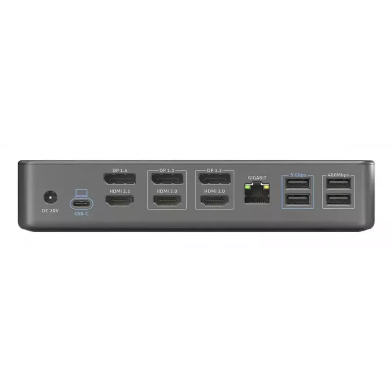 Telakointiasema PureLink VL-D230DL USB 3.2 Gen 2 Type-C harmaa johdollinen