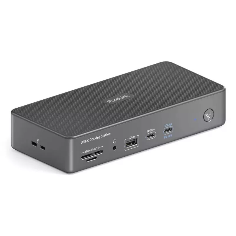 Telakointiasema PureLink VL-D230DL USB 3.2 Gen 2 Type-C harmaa johdollinen