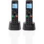 DECT-puhelin Motorola DOT202 Twin langaton luuri soittajan tunnistus musta