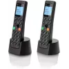 DECT-puhelin Motorola DOT202 Twin langaton luuri soittajan tunnistus musta