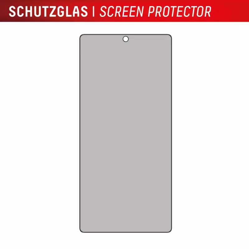 Displex Privacy Screen Protector (10H) Samsung Galaxy S25 Ultralle, Eco-asennuskehys, privacy-suodatin