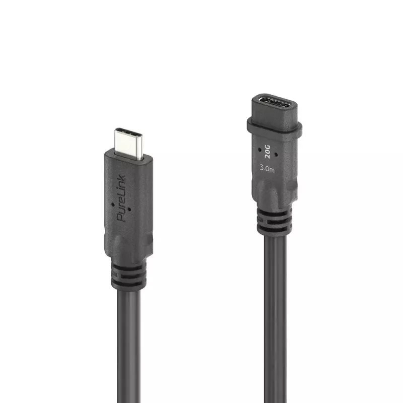 USB-kaapeli PureLink PI6630-030 USB4 Gen 2x2 3 m USB C musta