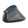 BakkerElkhuizen FastForward hiiri, oikeakätinen, pystysuunnittelu, optinen, RF Wireless + Bluetooth + USB Type-C, 500 DPI, harmaa