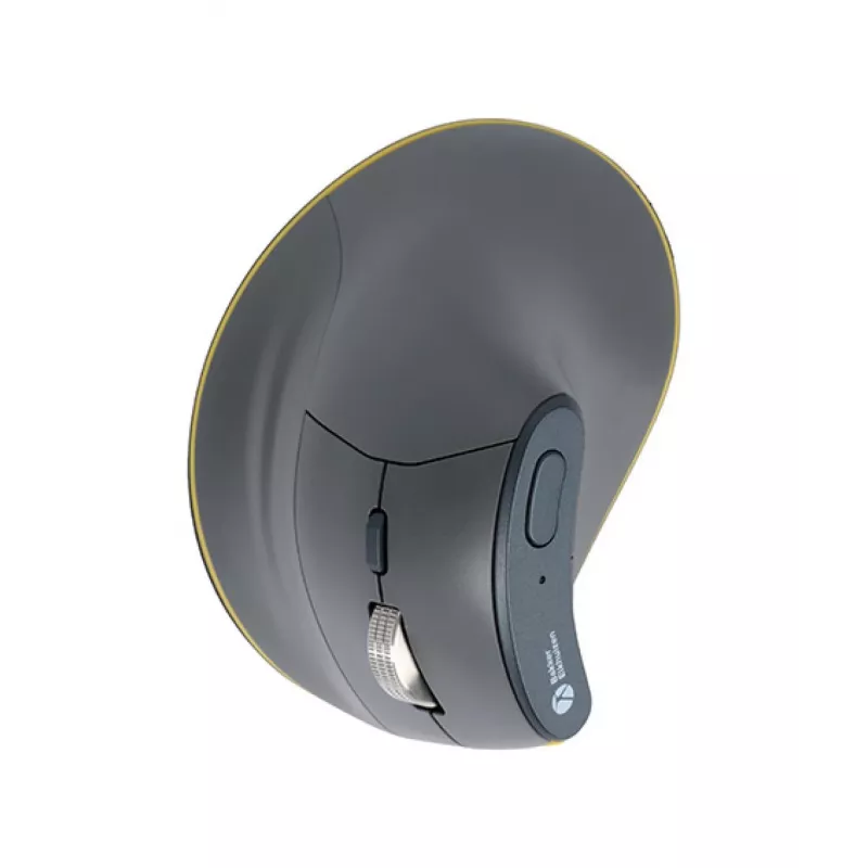 BakkerElkhuizen FastForward hiiri, oikeakätinen, pystysuunnittelu, optinen, RF Wireless + Bluetooth + USB Type-C, 500 DPI, harmaa