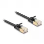 Verkkokaapeli DeLOCK RJ45 Cat.6A uros-uros U/FTP 5 m musta