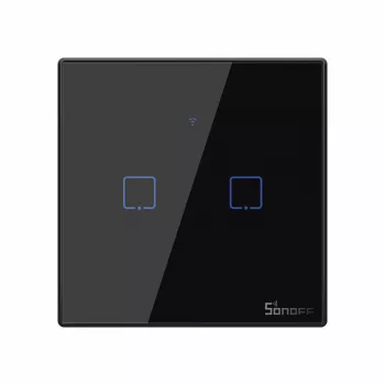 Kosketusvalokytkin Sonoff T3 EU TX WiFi RF 433 2-kanava – seinäasennettava älykytkin, EU-kosketuspaneeli