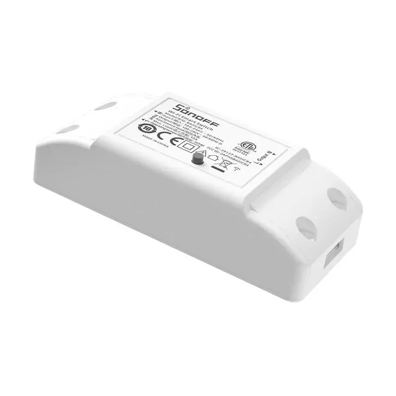 Älykytkin Sonoff BASICR4 10A ESP32 — Wi‑Fi-relemoduuli kodin automaatioon