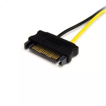 StarTech.com 15,2 cm SATA-virta 8-pin PCI Express näytönohjaimen virtakaapeli-adapteri