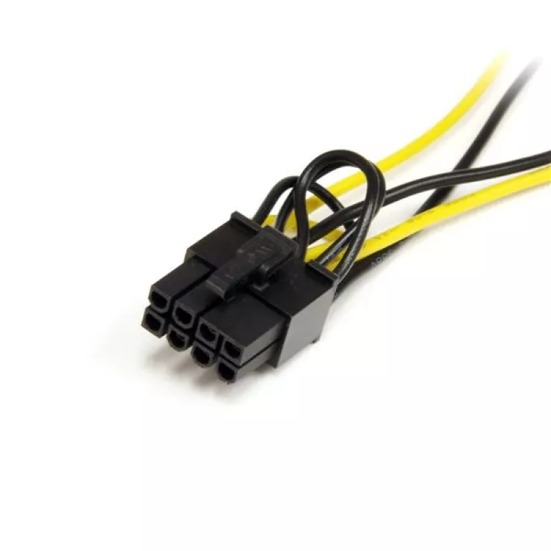StarTech.com 15,2 cm SATA-virta 8-pin PCI Express näytönohjaimen virtakaapeli-adapteri