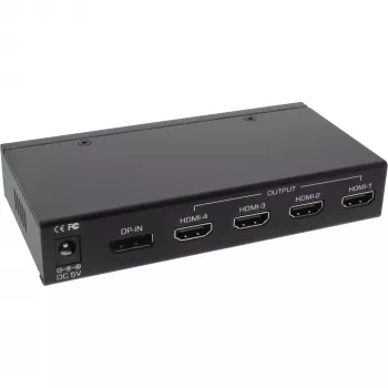 InLine DisplayPort HDMI 2x2 videoseinäjakaja 1 IN 4 OUT 4K UltraHD