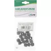 InLine 44010B kaapelin läpivientiholkki PG 7, IP68, 3,5-6 mm, nailonia neopreenitiivisteellä, 10 kpl, musta